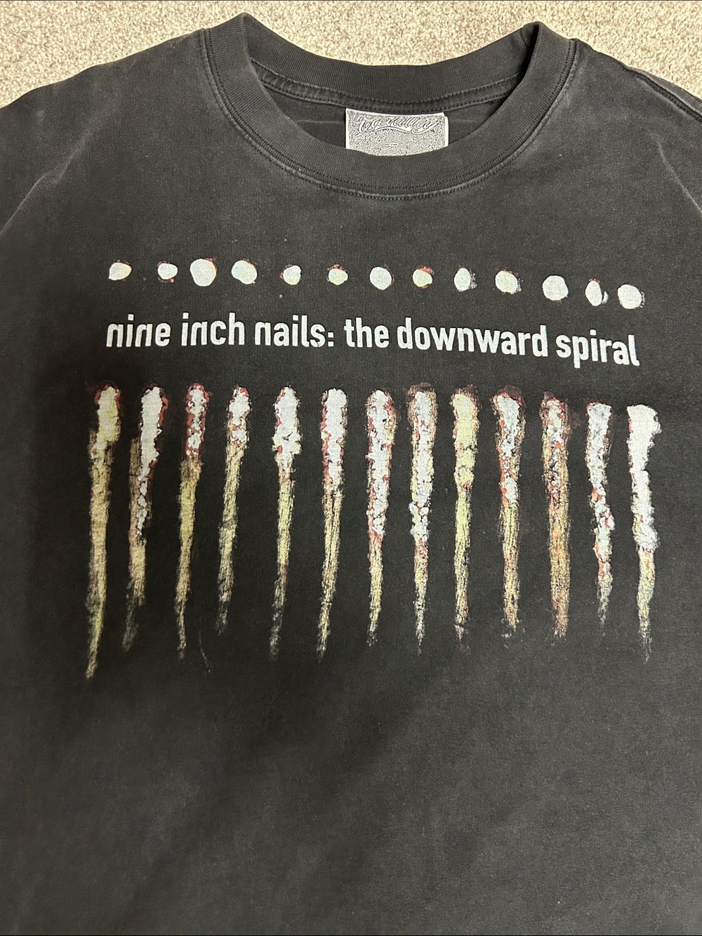 Vintage Nine Inch Nails Distressed Graphic Shirt - Picture 3 of 8